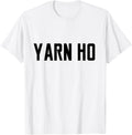 Yarn Ho T-Shirt Bag Holder Bowl Crocheting with Storage Wood