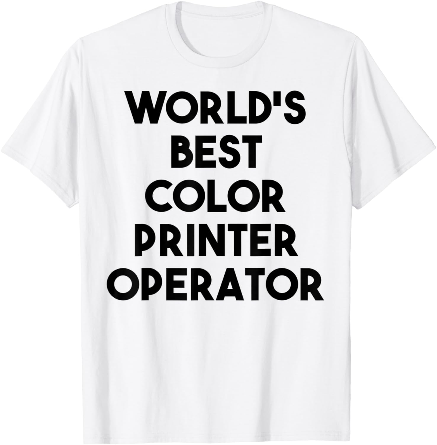 Worlds Best Color Printer Operator