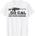 Barrett 50 Cal Gun Love 2Nd Amendment Adult Pro Gun Tee