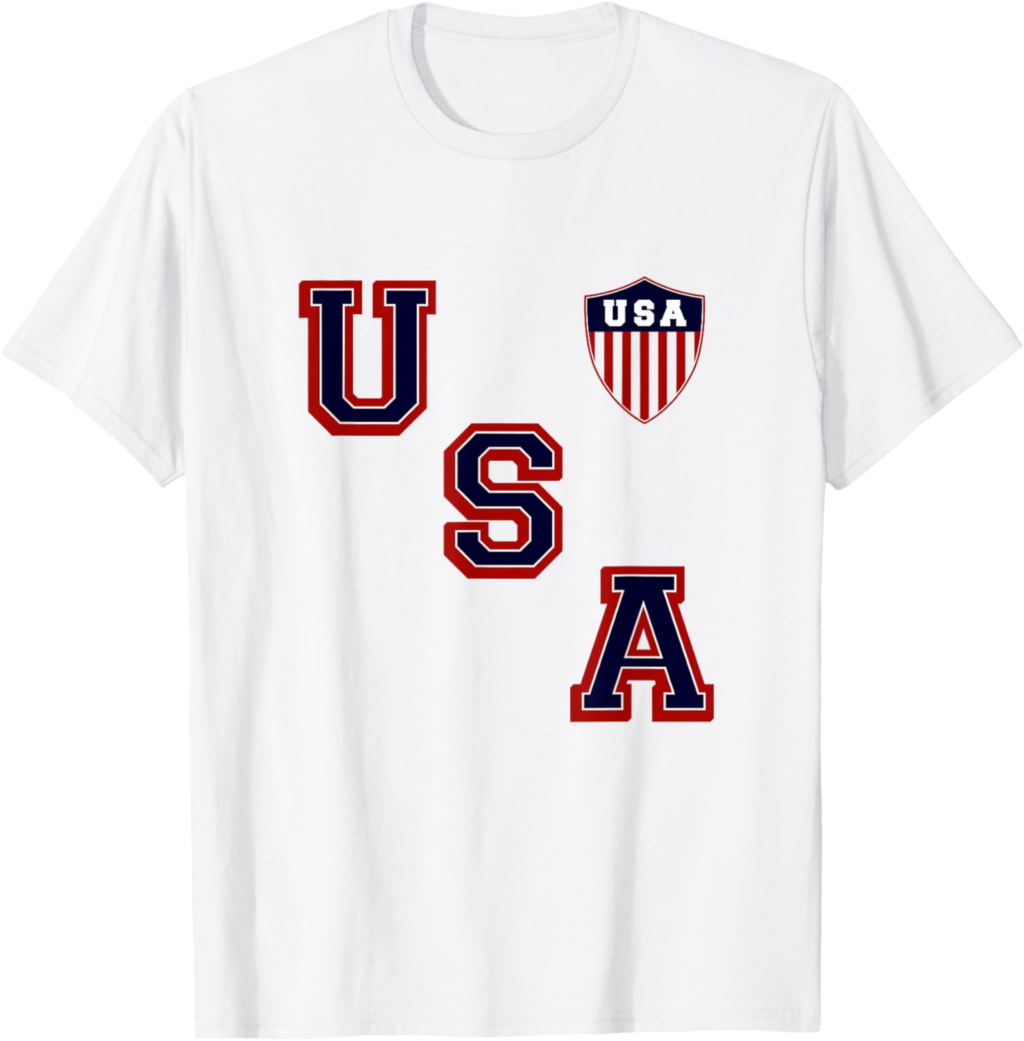 Usa Vintage Hockey 80S Throwback Hockey Jersey T Shirt