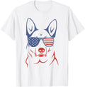 German Shepherd Patriotic Tshirt American Flag Dog