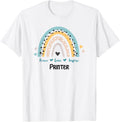 Peace Love Inspire Pastel Rainbow Printer