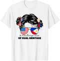 Half Filipino And American Philippines Usa Flag Kids Girls