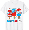 Party In Usa 4Th July Popsicle Usa Flag Men Boy Toddler