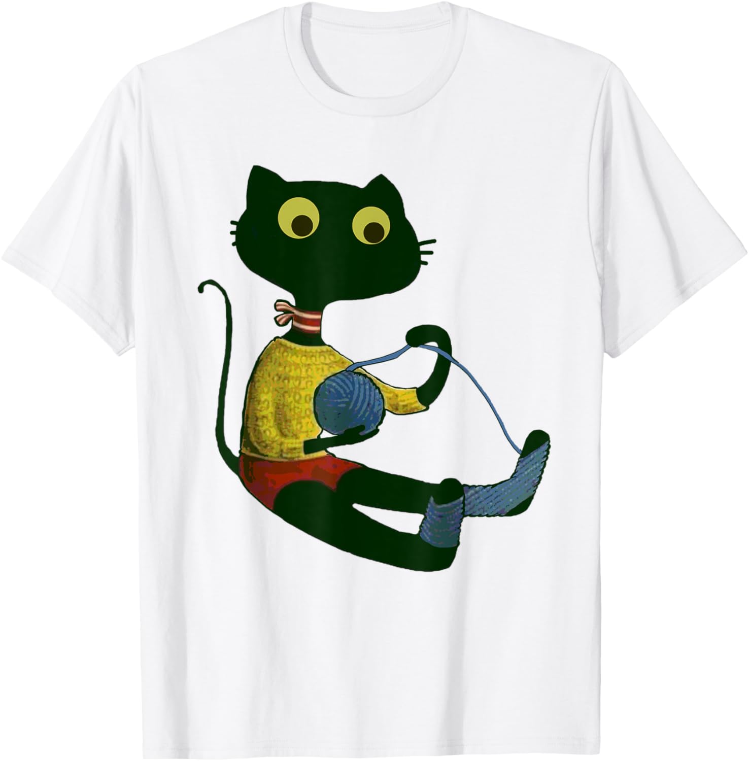 Cute Sewing Yarn Cat