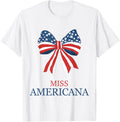 Miss Americana Retro Independence 4Th Of July Kid Girl Cute