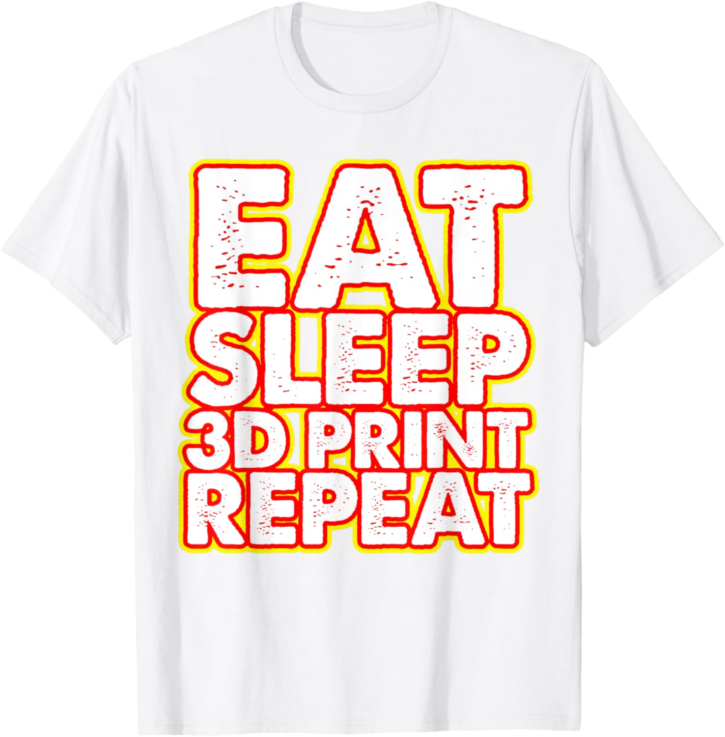 Eat Sleep 3D Print Repeat Funny Women 3D Printing Love