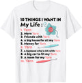 Ten Things I Want In My Life Yarn More Yarns Funny Knitting