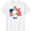 King Of The Hill Hank Hill And American Flag Cartoon