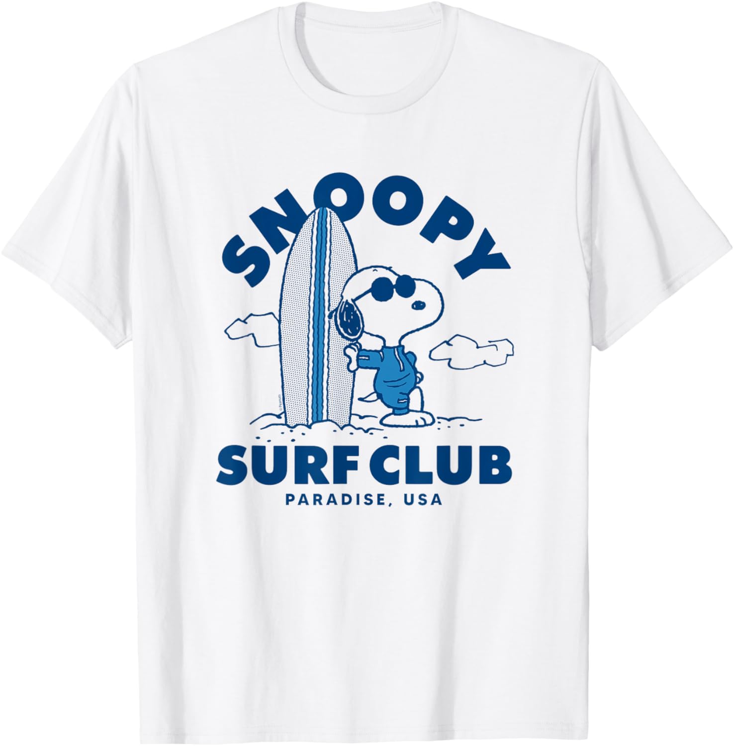 Peanuts Snoopy Surf Club Paradise Usa