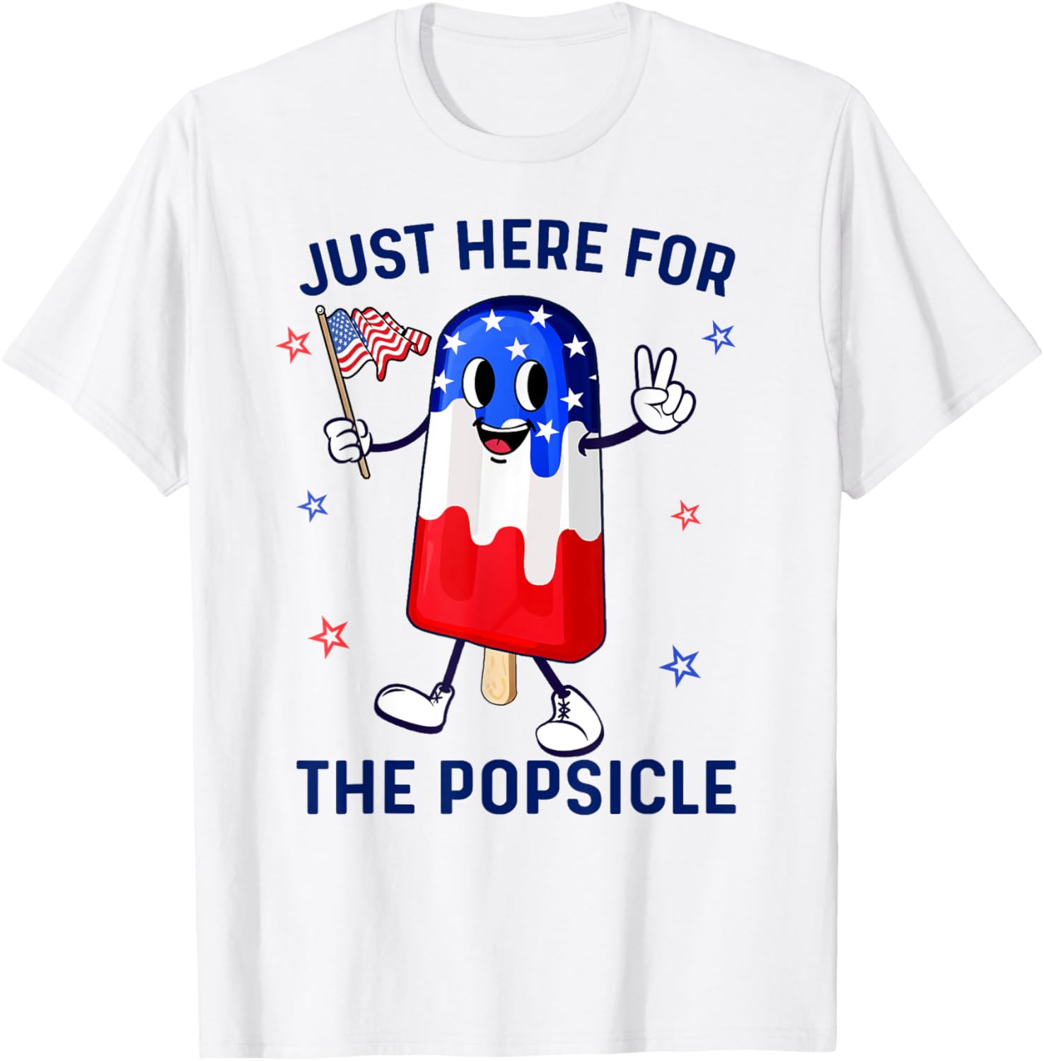 4Th Of July Popsicle Usa American Flag Patriotic Boys Kids