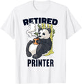 Funny Retirement Design Panda Drinking Coffee