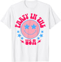 Funny Party In The Usa Shirt Happy Face For Men Women