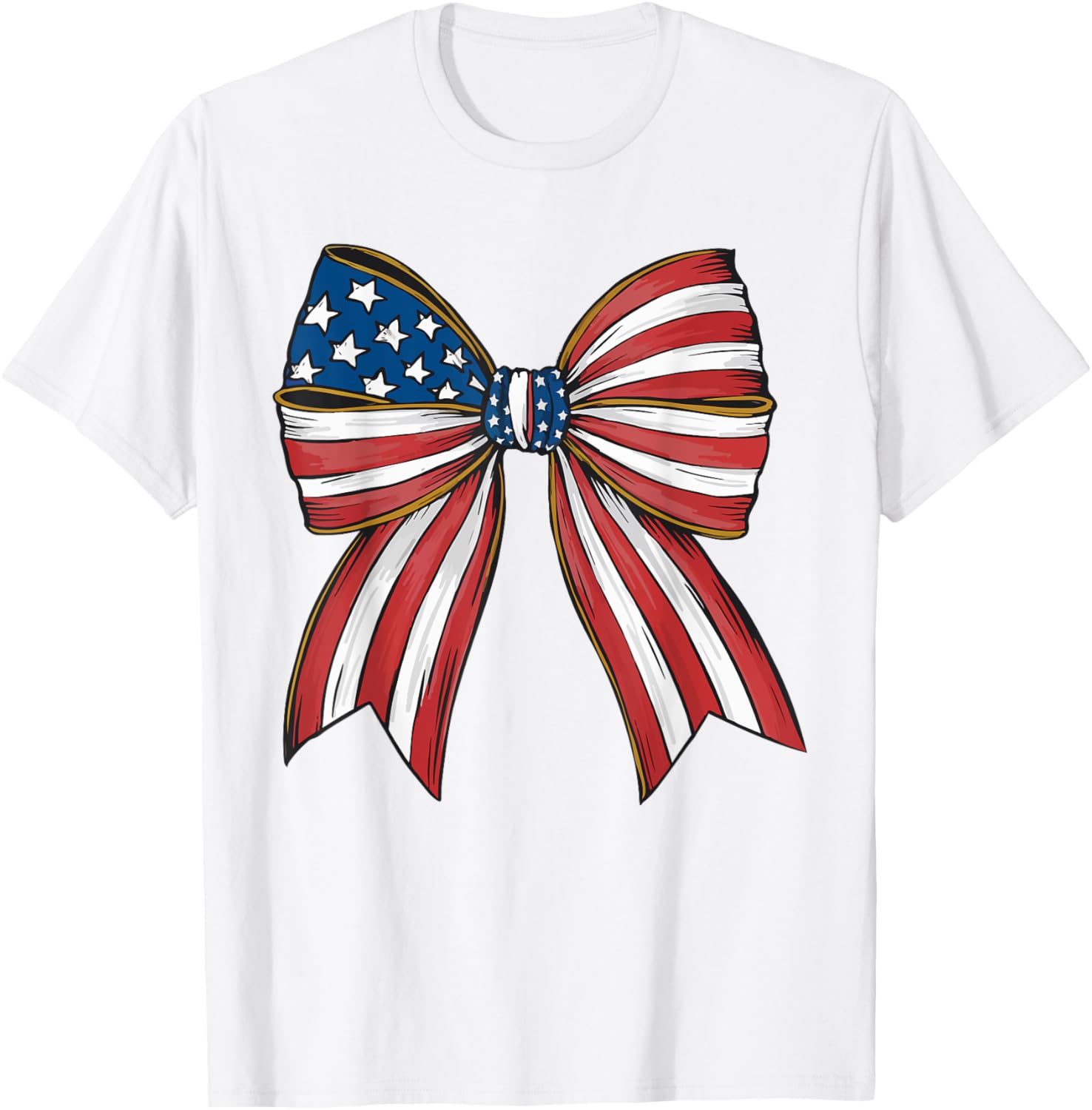 Retro 4Th Of July Coquette Bows American Flag Usa Patriotic