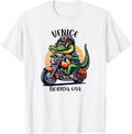 Venice Florida Usa Fun Alligator Cartoon Design
