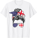 Georgian Women Girl Usa Heritage American Georgia Flag