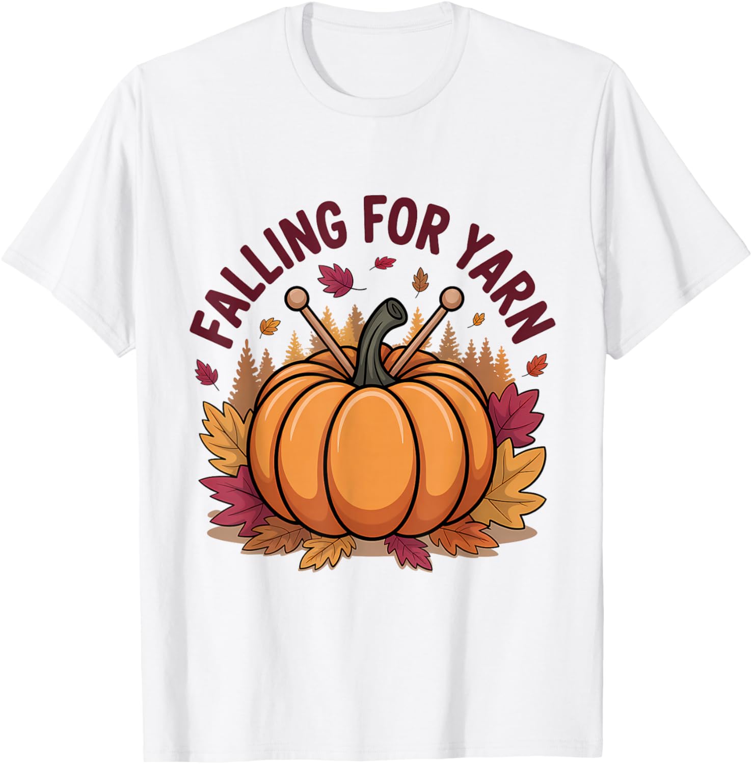 Falling for Yarn Knitting, Cute Autumn Pumpkin Yarn