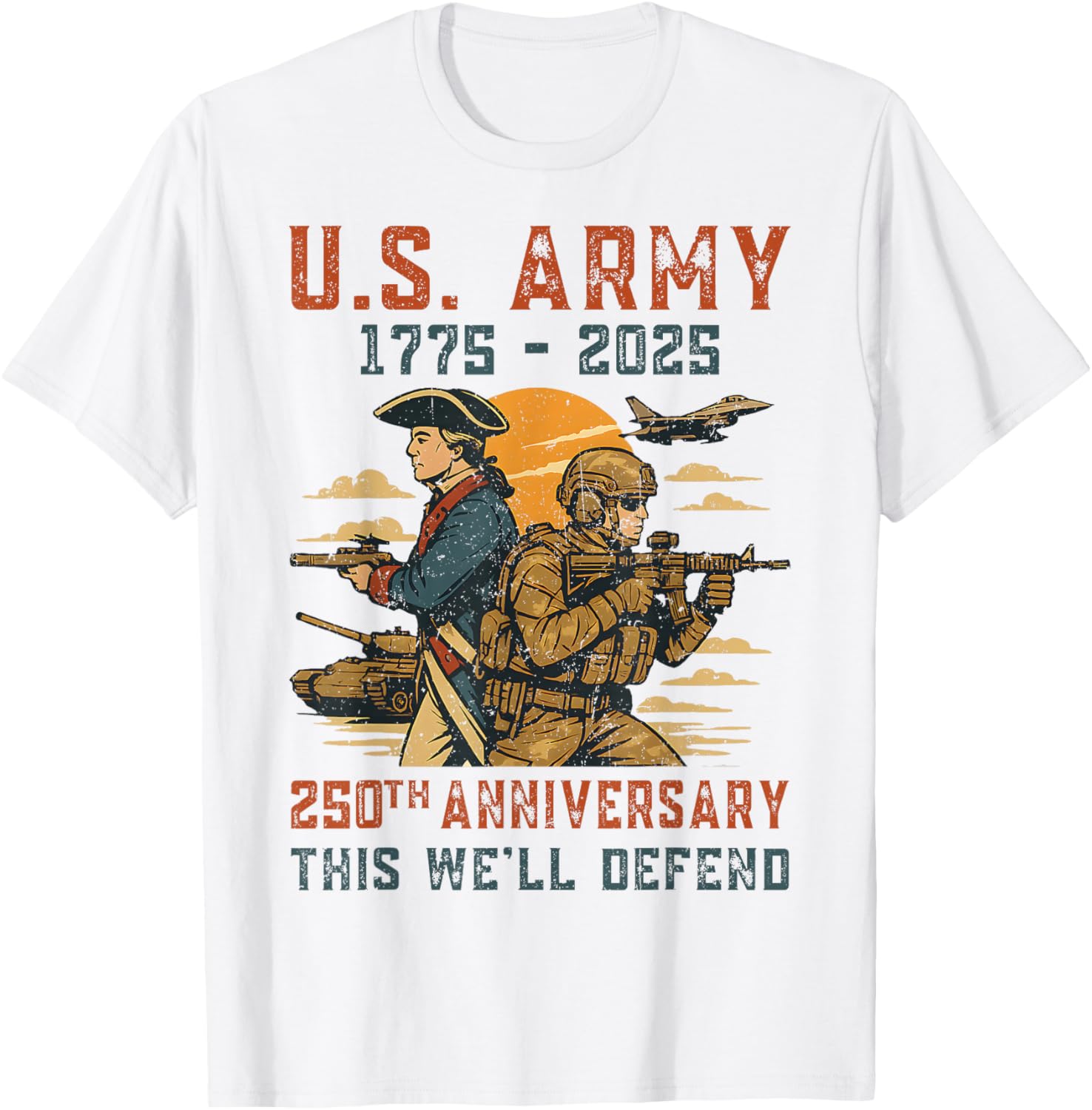 United States Army 1775 2025 250th Anniversary We Defend