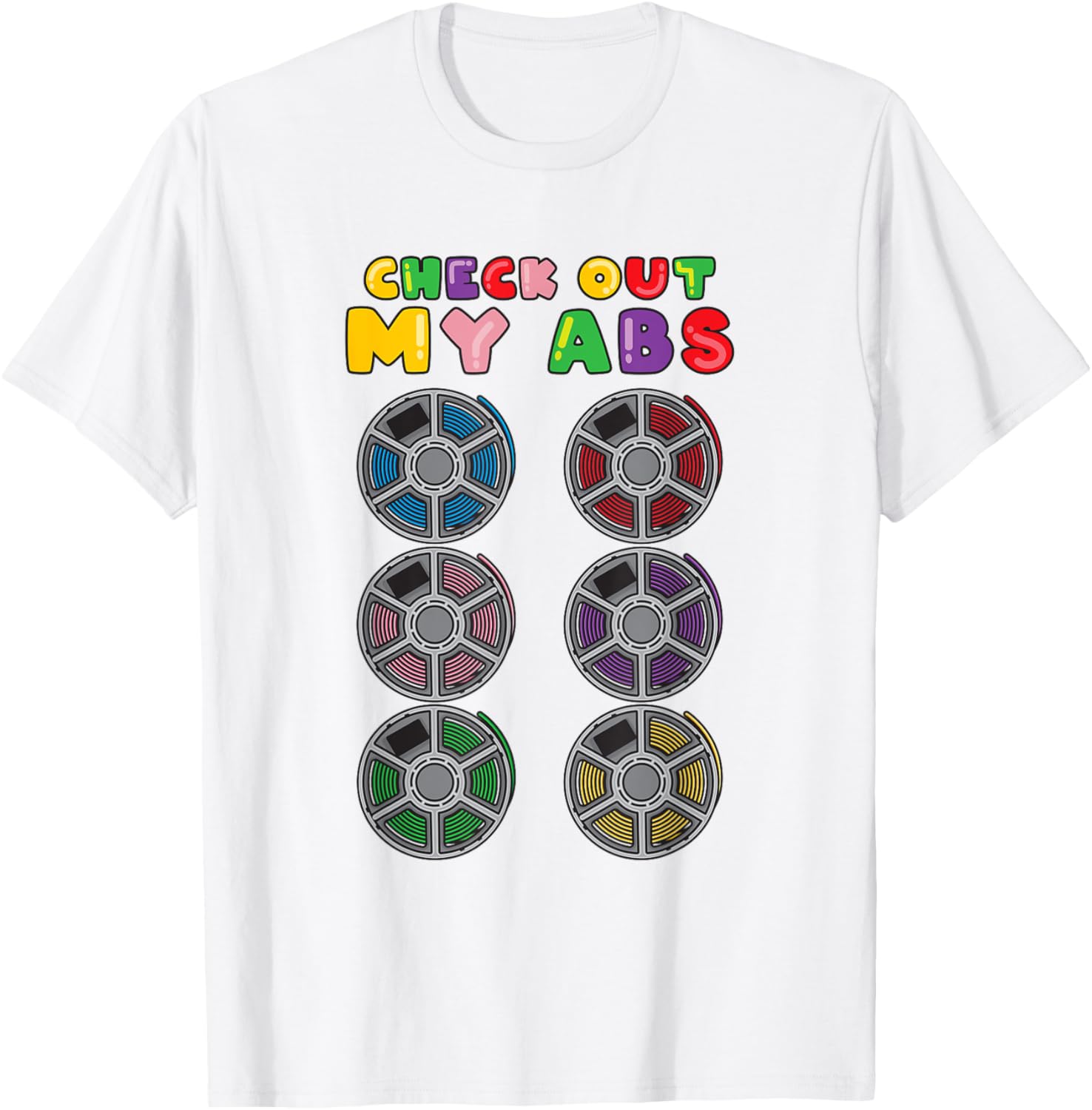 3D Printing Gym Nerd Strongman Funny Check Out My Abs