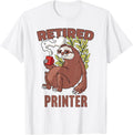 Sloth Drinking Coffee Funny Retirement Design