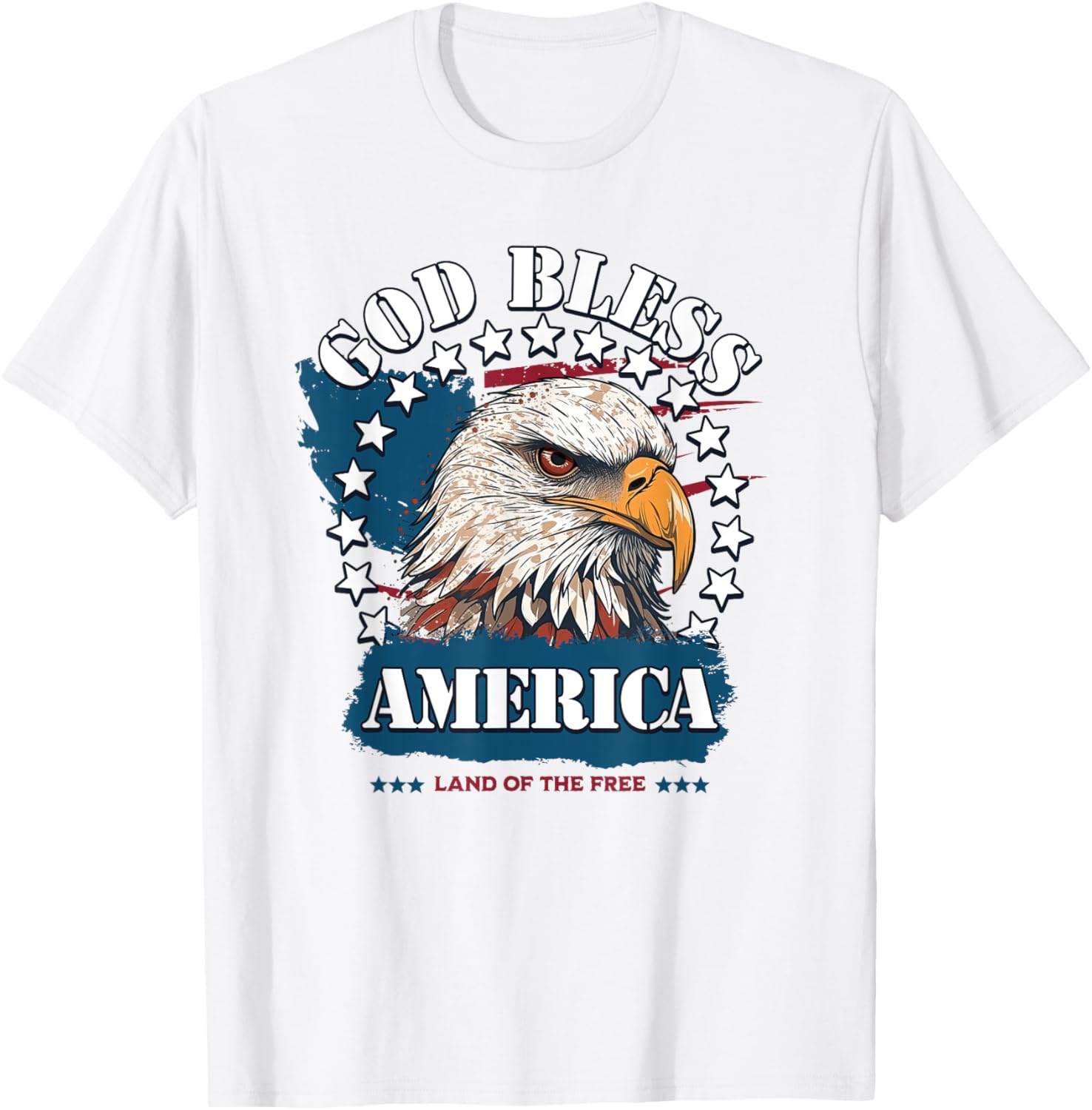 God Bless America Patriotic Eagle Freedom Usa
