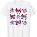 Coquette Bow Patriotic American Usa Flag Happy 4Th Of July