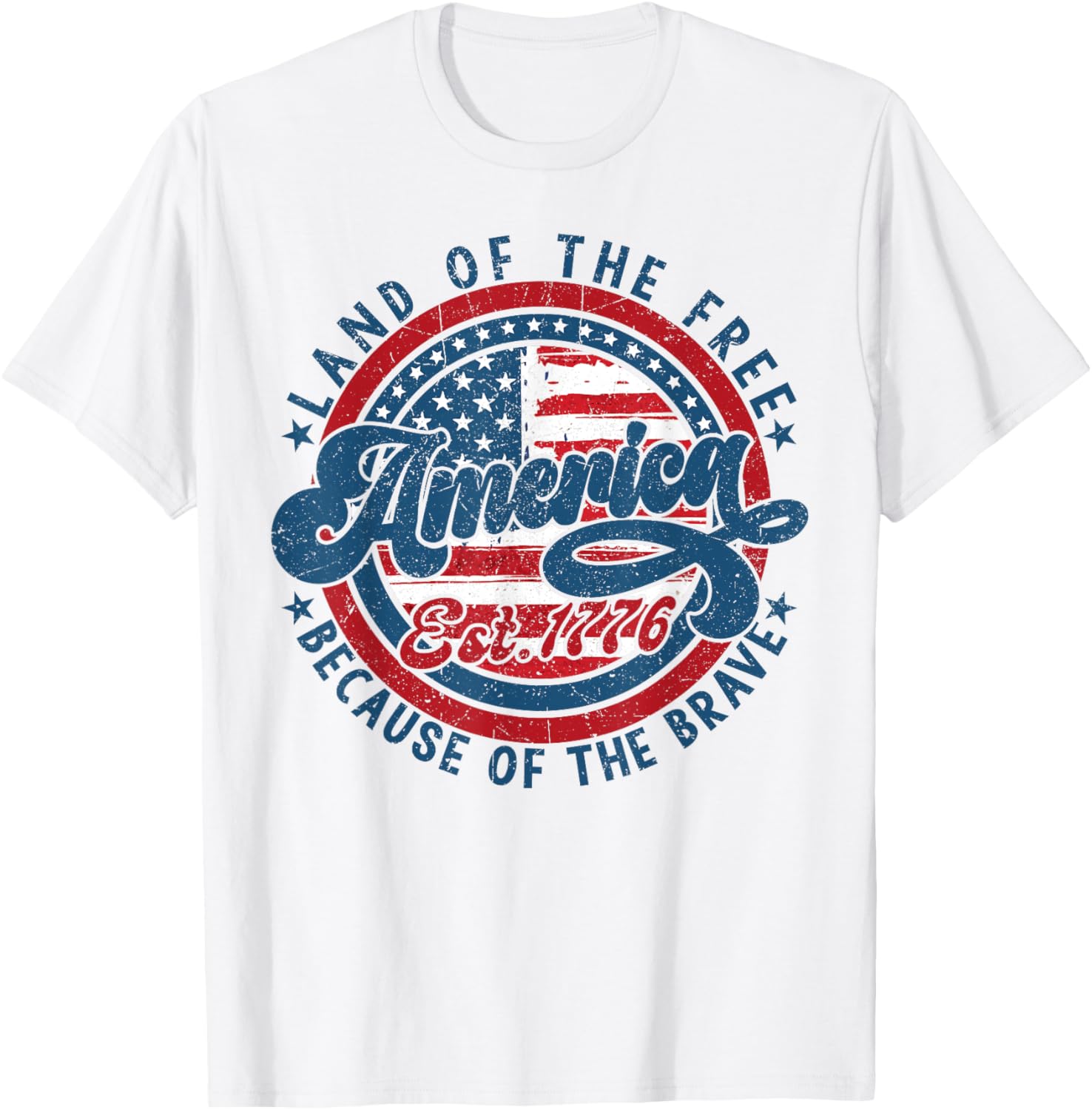 American Land Of The Free Because Of The Brave Usa Flag
