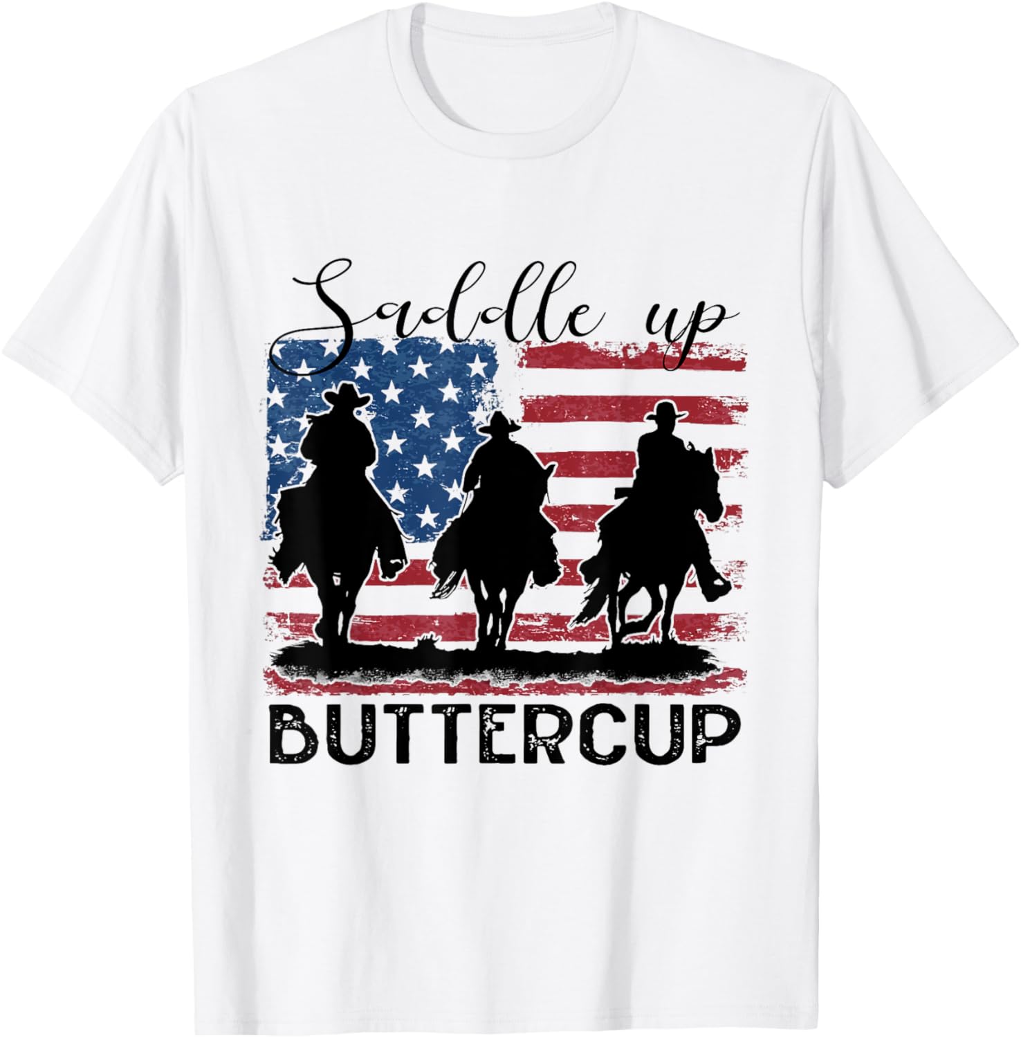 Saddle Up Buttercup Western Country Cowboy Cowgirl Vintage