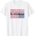 American Flag La Resistance Resist Upside Down Usa T Shirt