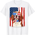Usa America Flag Brittany Spaniel Dog 4Th Of July Patriotic