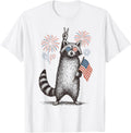 Funny Raccoon American Flag Patriotic 4Th Of July