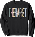 Mental Health Therapist Boho Mental Health Therapy Sweatshirt