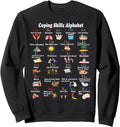 Coping Skills Alphabet Mental Health Awareness Women Kids Sweatshirt