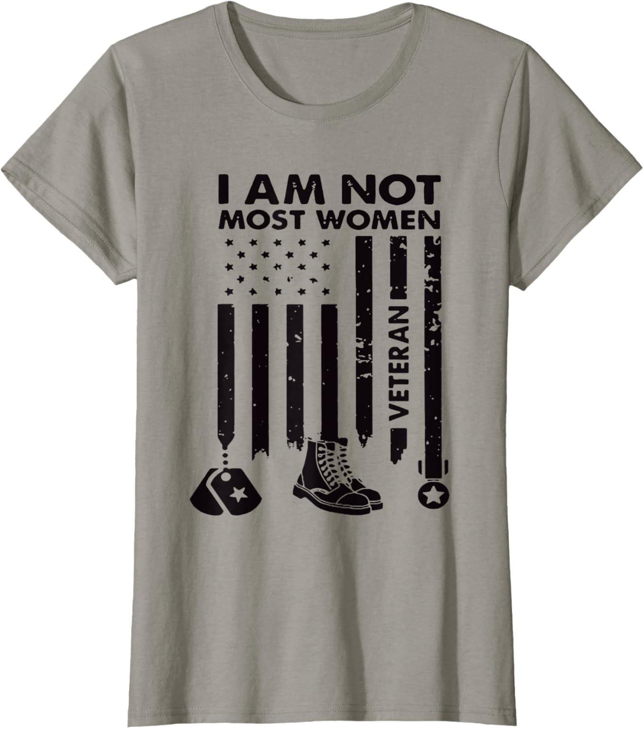 Im Not Most Women Veteran Day Usa Flag