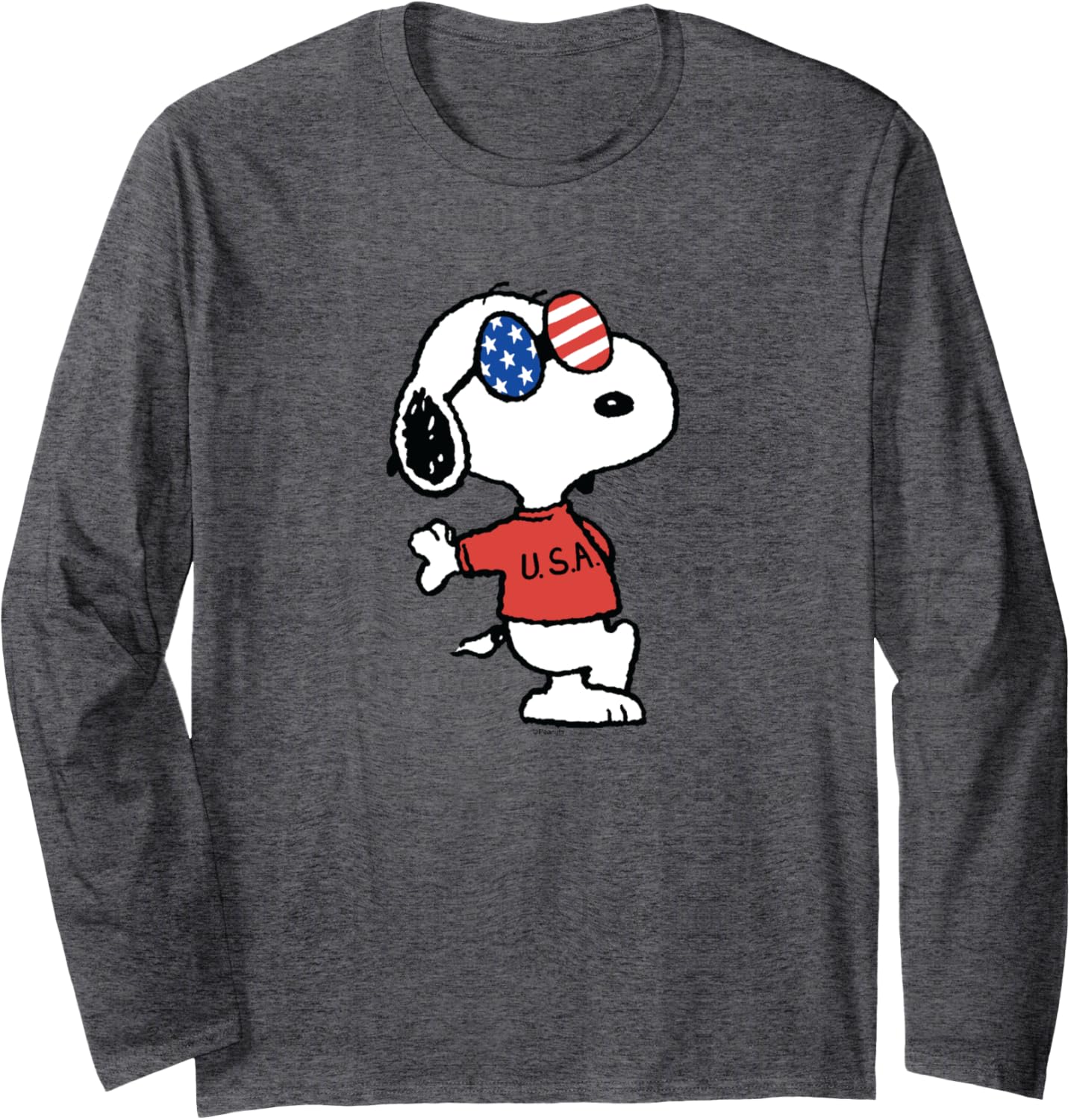 Peanuts Americana Snoopy Joe Cool Usa Long Sleeve