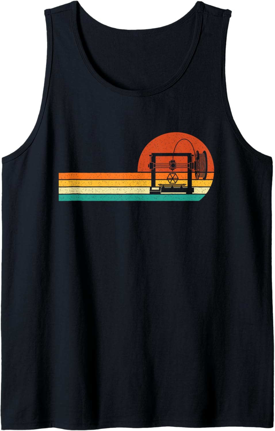 Retro 3D Printer 3D Printing Geek 3D Printer Tank Top
