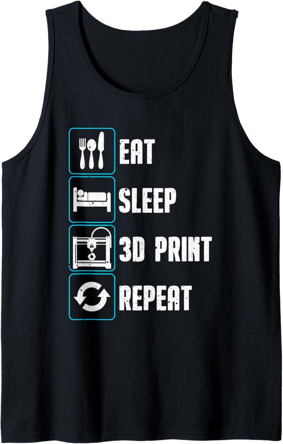 3D Printing Design Men Women 3D Printer Lover 3D Print Tank Top