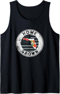 Florida Shirt Home Grown State American Flag Pride Fl Tshirt Tank Top