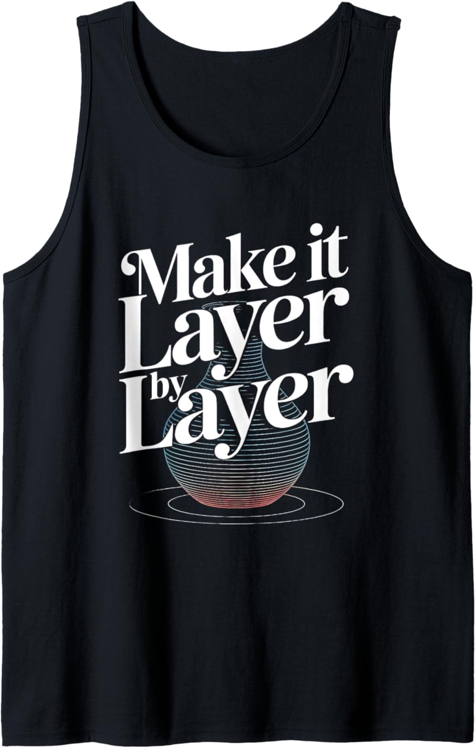 3D Printer Nerd Layer Maker Filament Print Tank Top