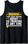3D Printing Design Men Women 3D Print 3D Printer Lover Tank Top