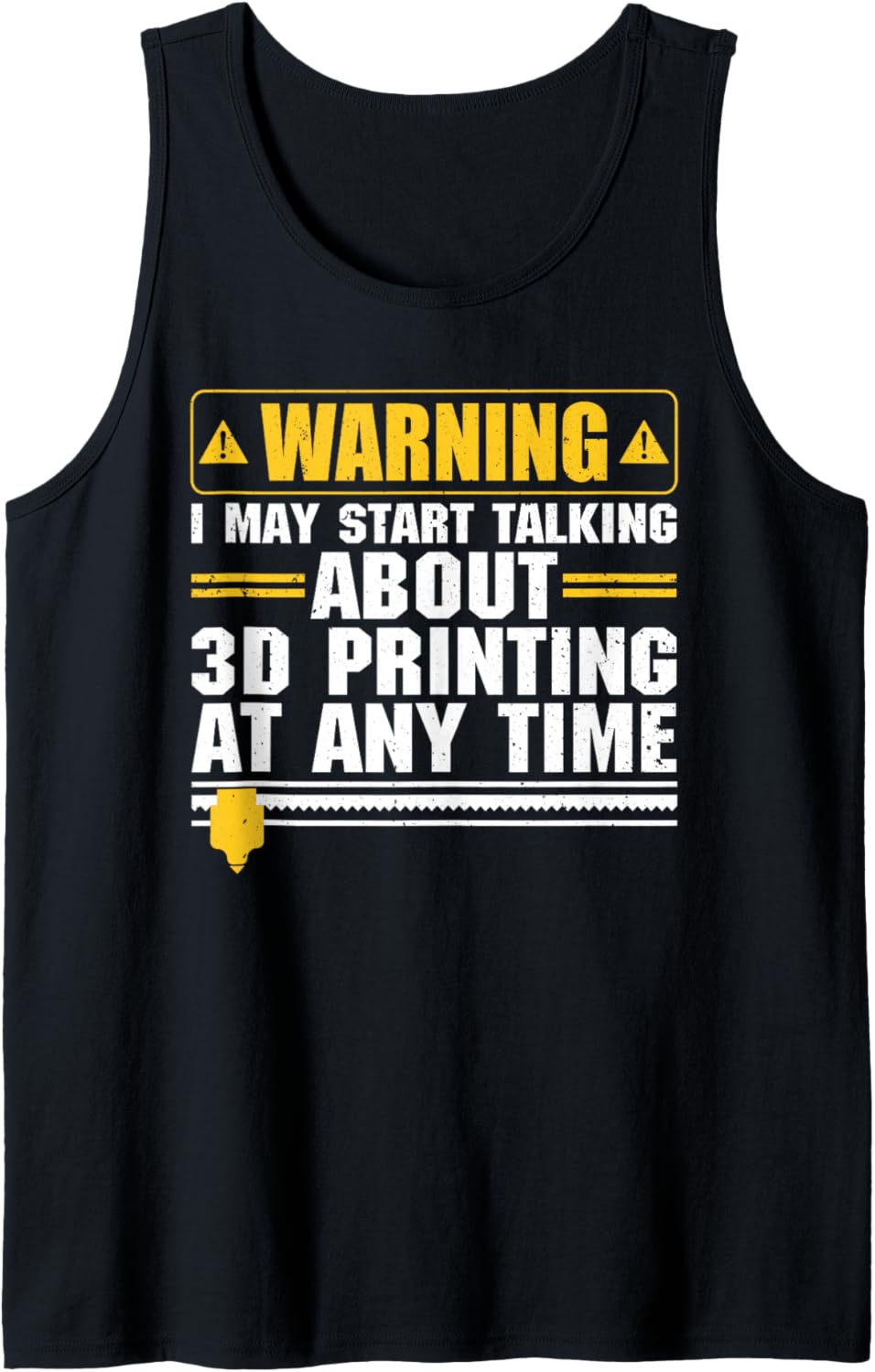 3D Printing Design Men Women 3D Print 3D Printer Lover Tank Top