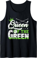 Retro Queen Of The Green Women Golf Girls Golfer Golf Lover Tank Top