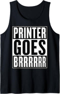 Funny Money Printer Stock Market Investor Tank Top
