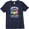 Womens Knitting Magic Quote for Yarn Crafters Premium