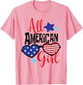 All American Girl 4Th July Women Toddler Usa Flag Patriotic