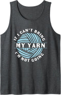 Yarn Addict Crafting T-shirt Crocheting Ladies Knitting Tank Top