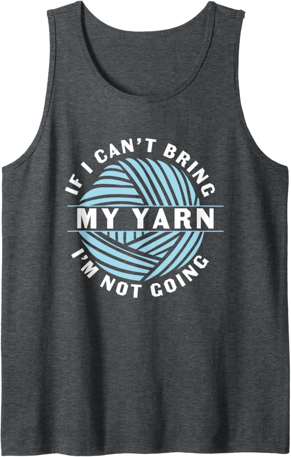 Yarn Addict Crafting T-shirt Crocheting Ladies Knitting Tank Top