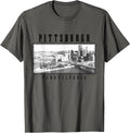 Pittsburgh Pennsylvania Vintage Skyline Usa America Souvenir