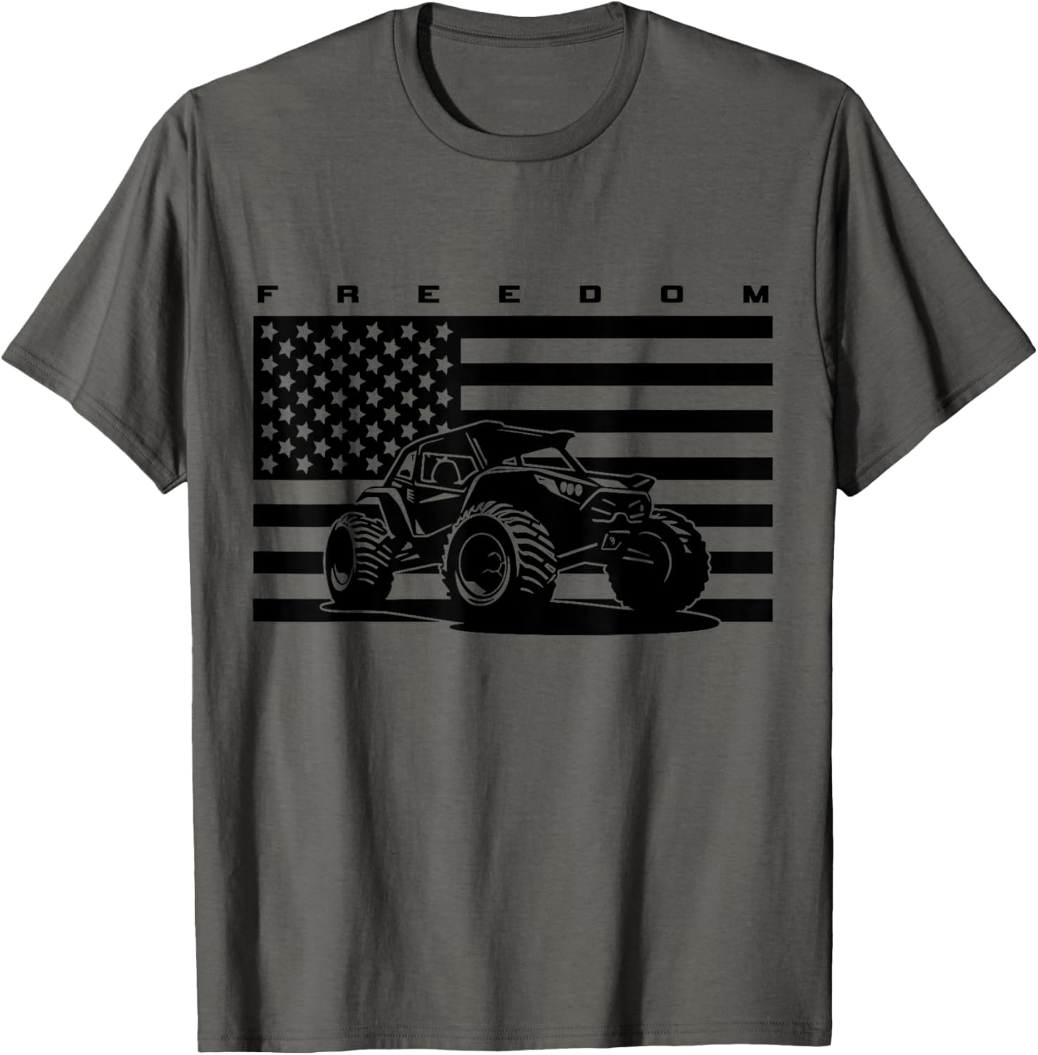American Flag Off Roading Quad Atv