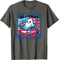Chill The Fouth Out Cute Ghost Boos 4Th July Patriotic Usa